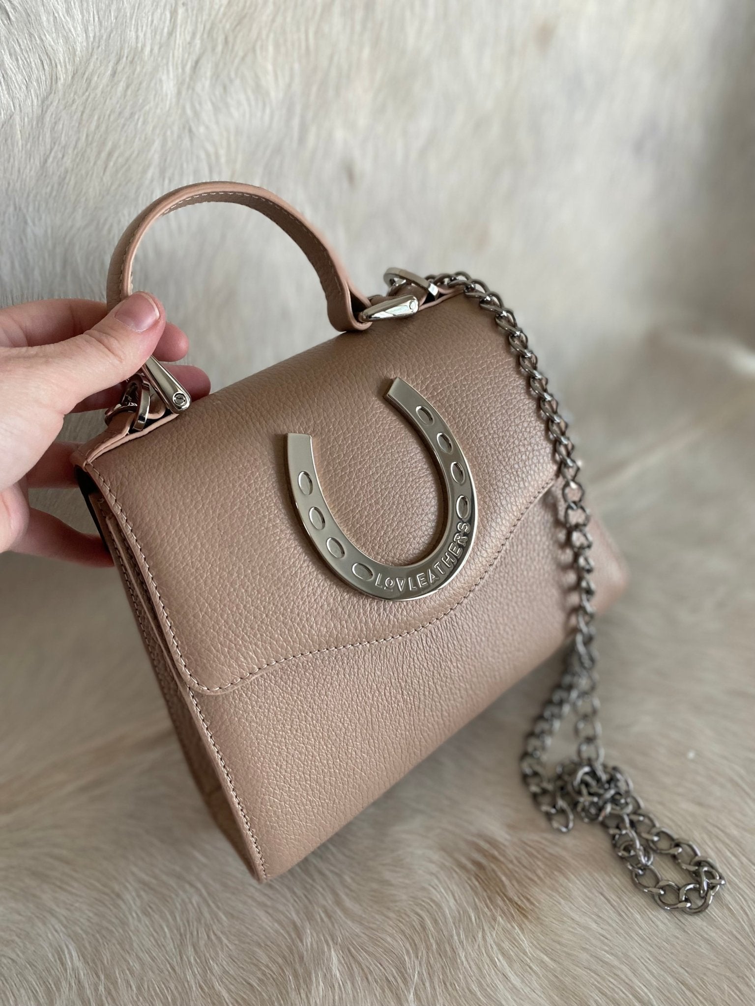 Rosewood Lady Luck Horseshoe Bag - LovLeathers