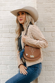 Styled Bootstitch Saddle Tan Handbag - LovLeathers