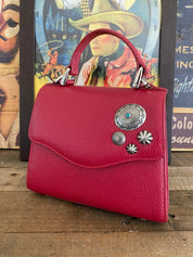 Styled Red Lady Bag - LovLeathers