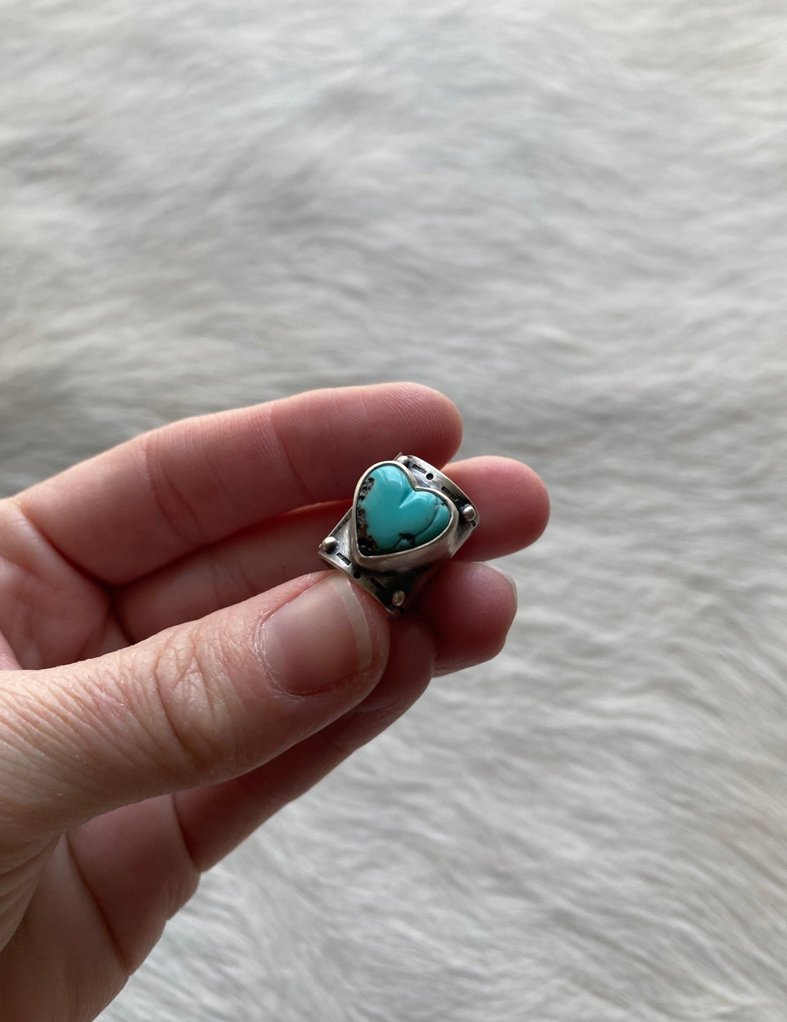 Heart Turquoise Slide - LovLeathers
