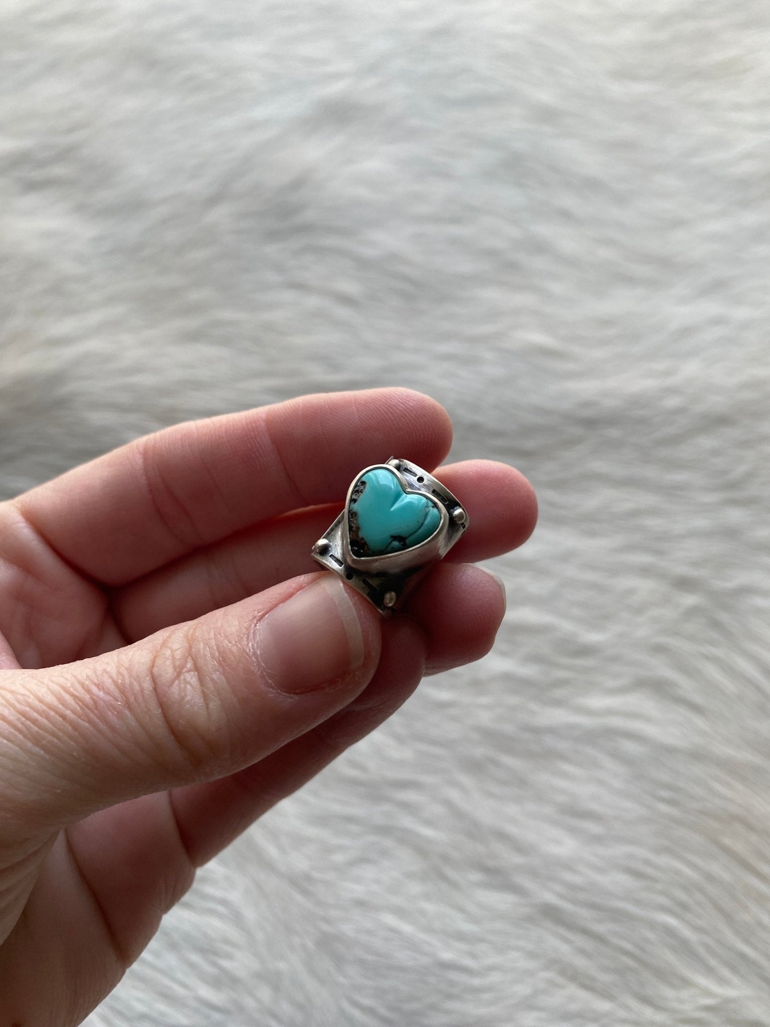 Heart Turquoise Slide - LovLeathers