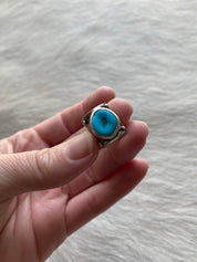 Turquoise Scarf Slide - LovLeathers