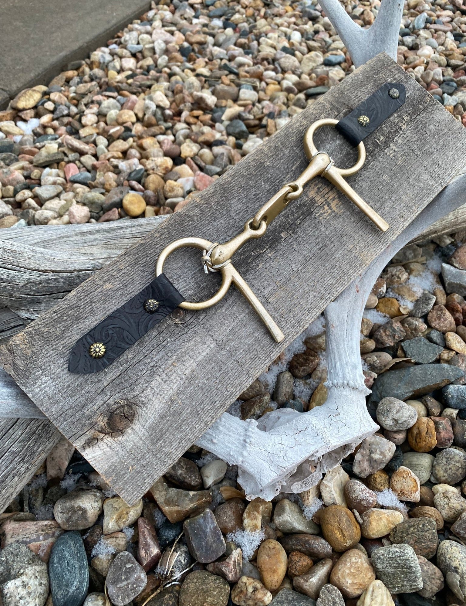 Gold Bits Wall Decor - LovLeathers