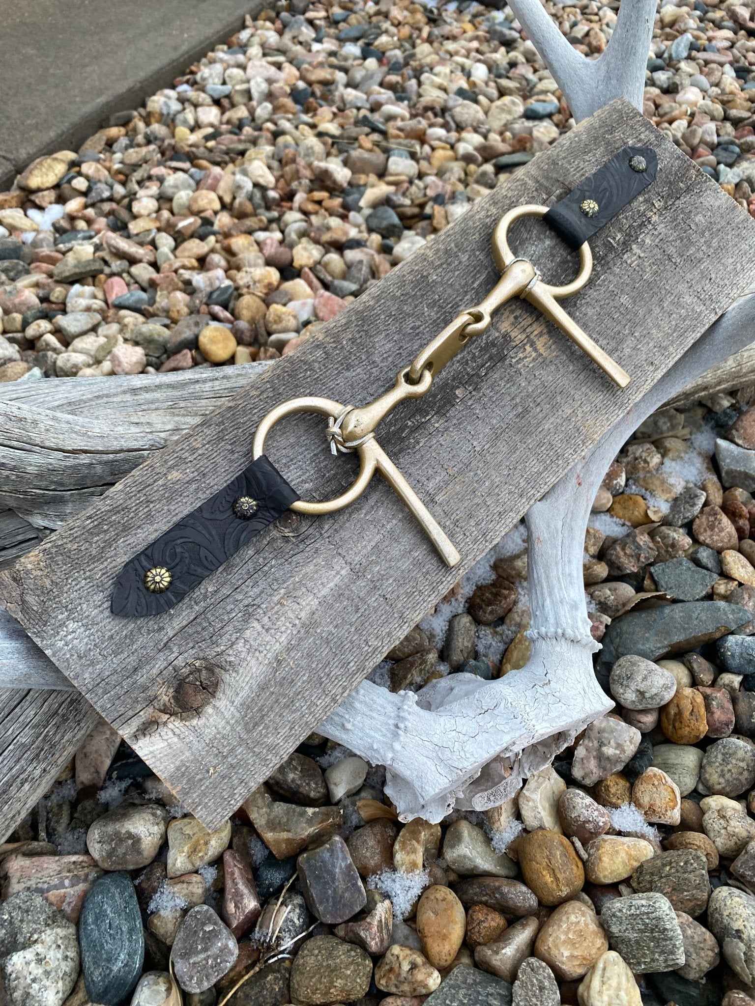 Gold Bits Wall Decor - LovLeathers