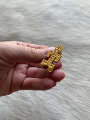 Gold Zuni Man Pin - LovLeathers