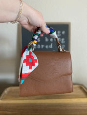 Saddle Tan Styled Lil Lady Bag - LovLeathers
