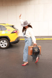 Pioneer Horseshoe Bag - MADE TO ORDER - LovLeathers