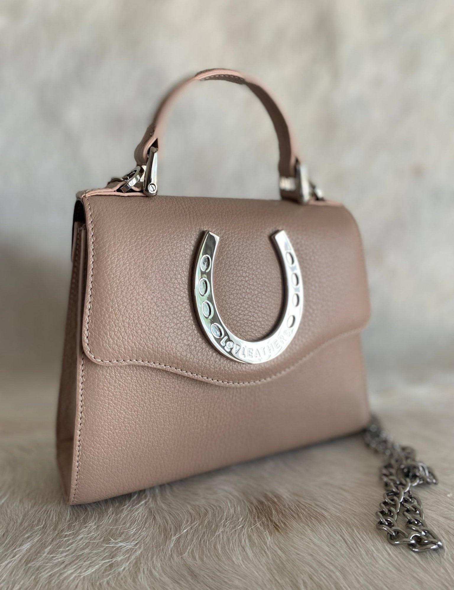 Rosewood Lady Luck Horseshoe Bag - LovLeathers