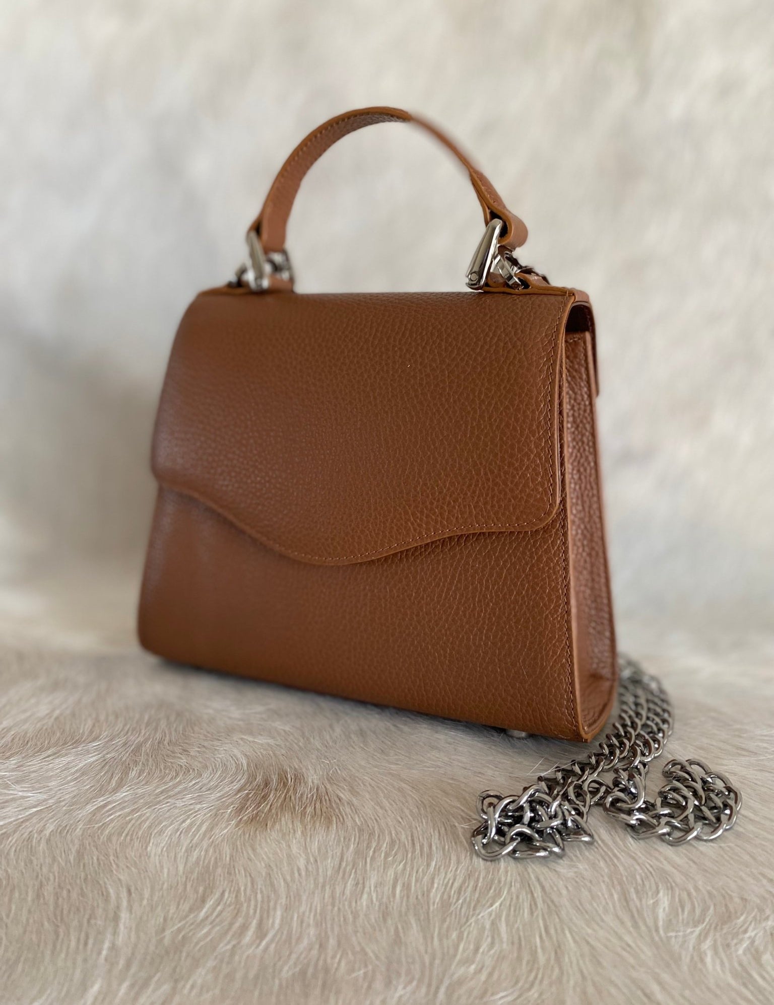 Saddle Tan Lil Lady Bag - LovLeathers
