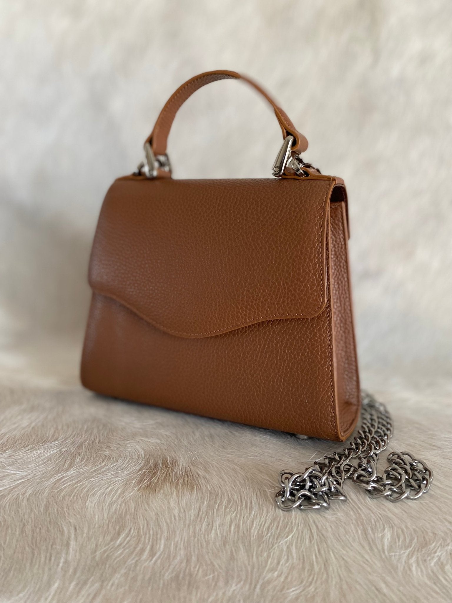 Saddle Tan Lil Lady Bag - LovLeathers