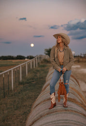 The Laredo Suede Fringe Hobo Bag - MADE TO ORDER - LovLeathers