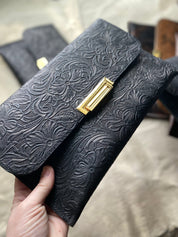 Western Embossed Tool Clutch - LovLeathers