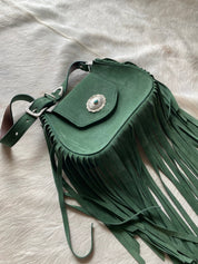 Rambling Roamer in Sage green Handbag - LovLeathers