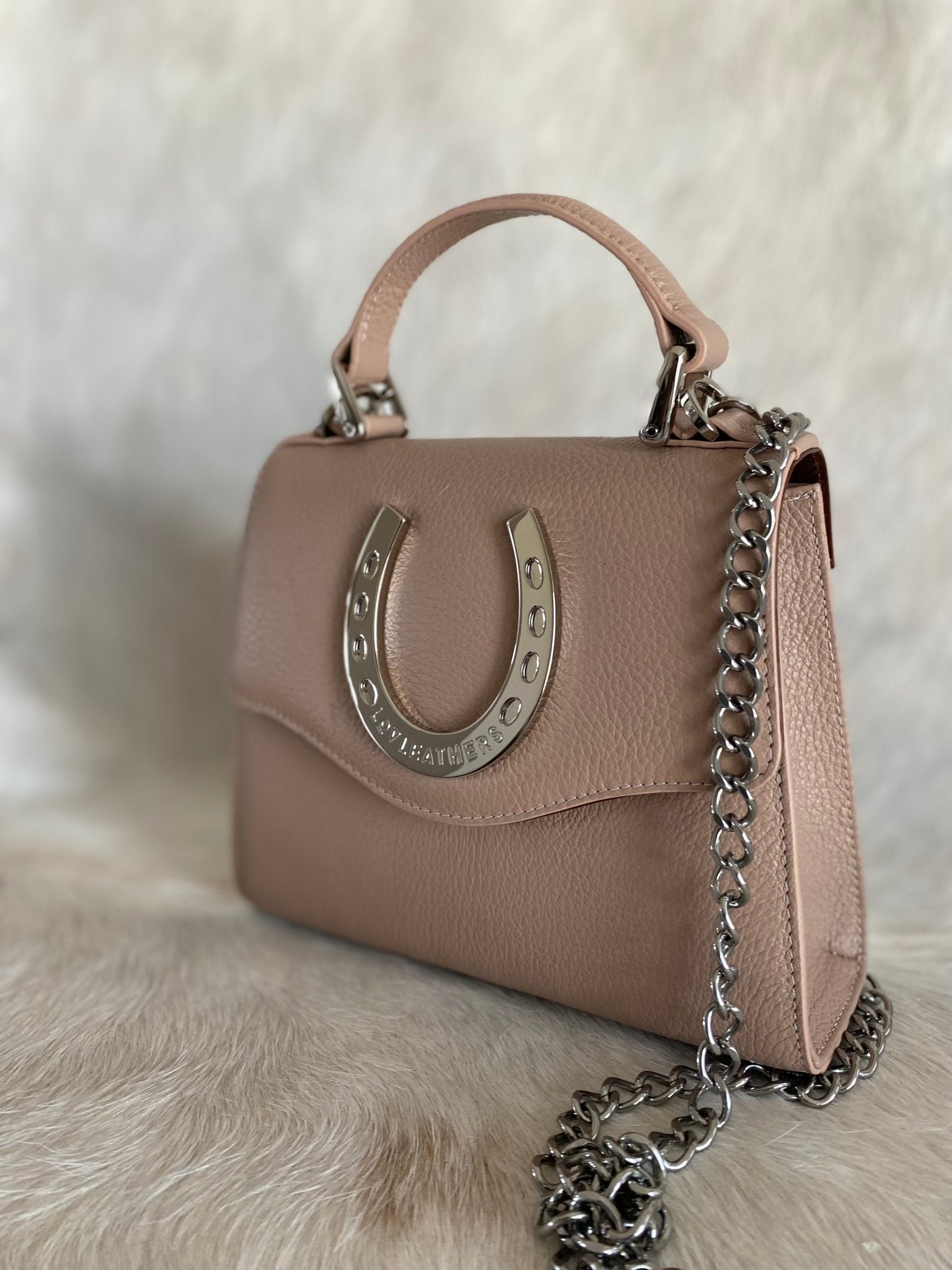 Rosewood Lady Luck Horseshoe Bag - LovLeathers