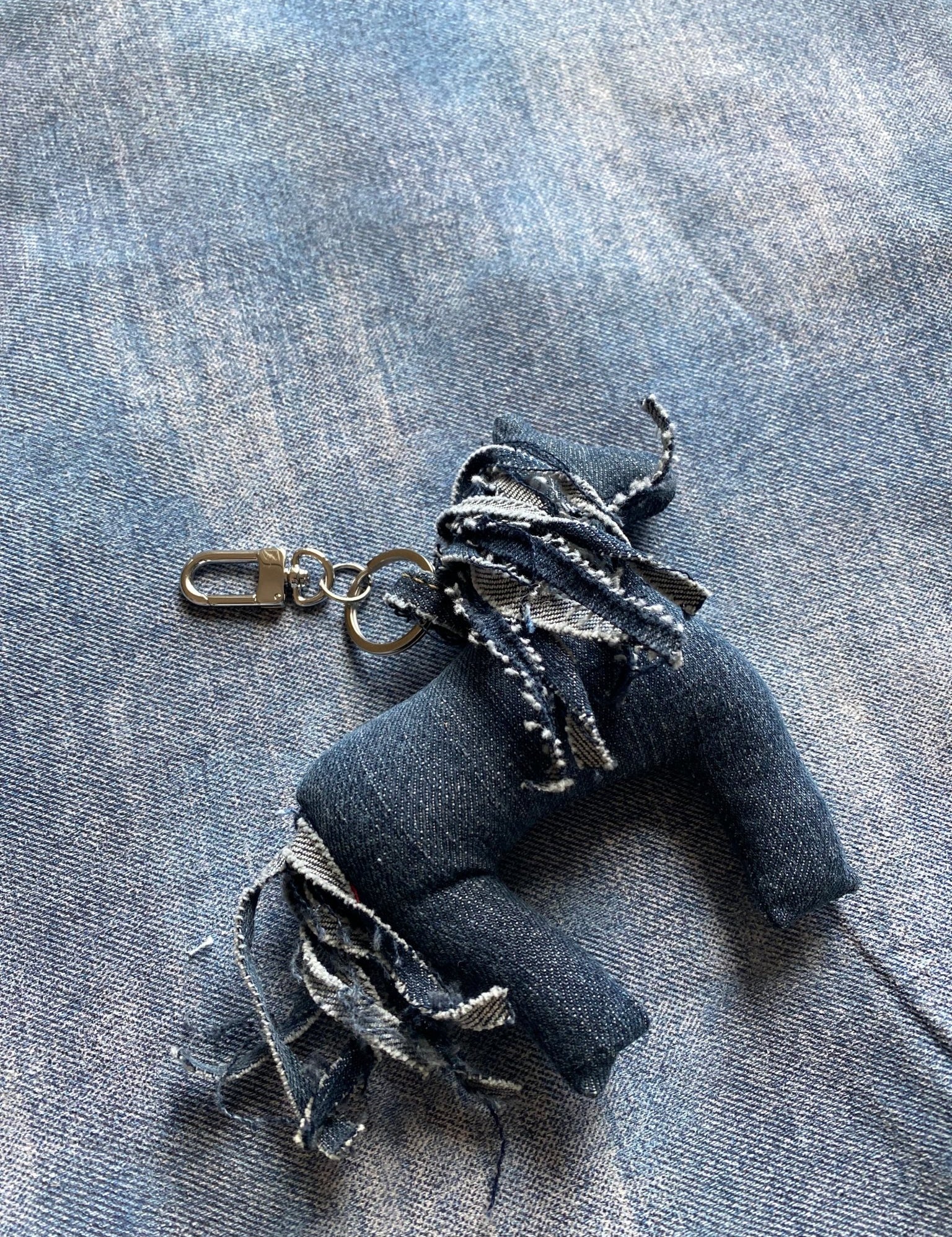 Horse Handbag Charm - Denim Blue - LovLeathers