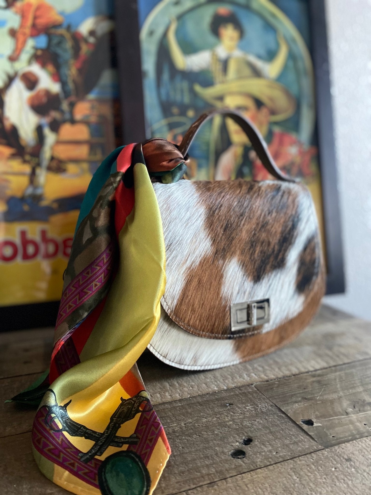 Tricolor Pioneer Handbag - LovLeathers