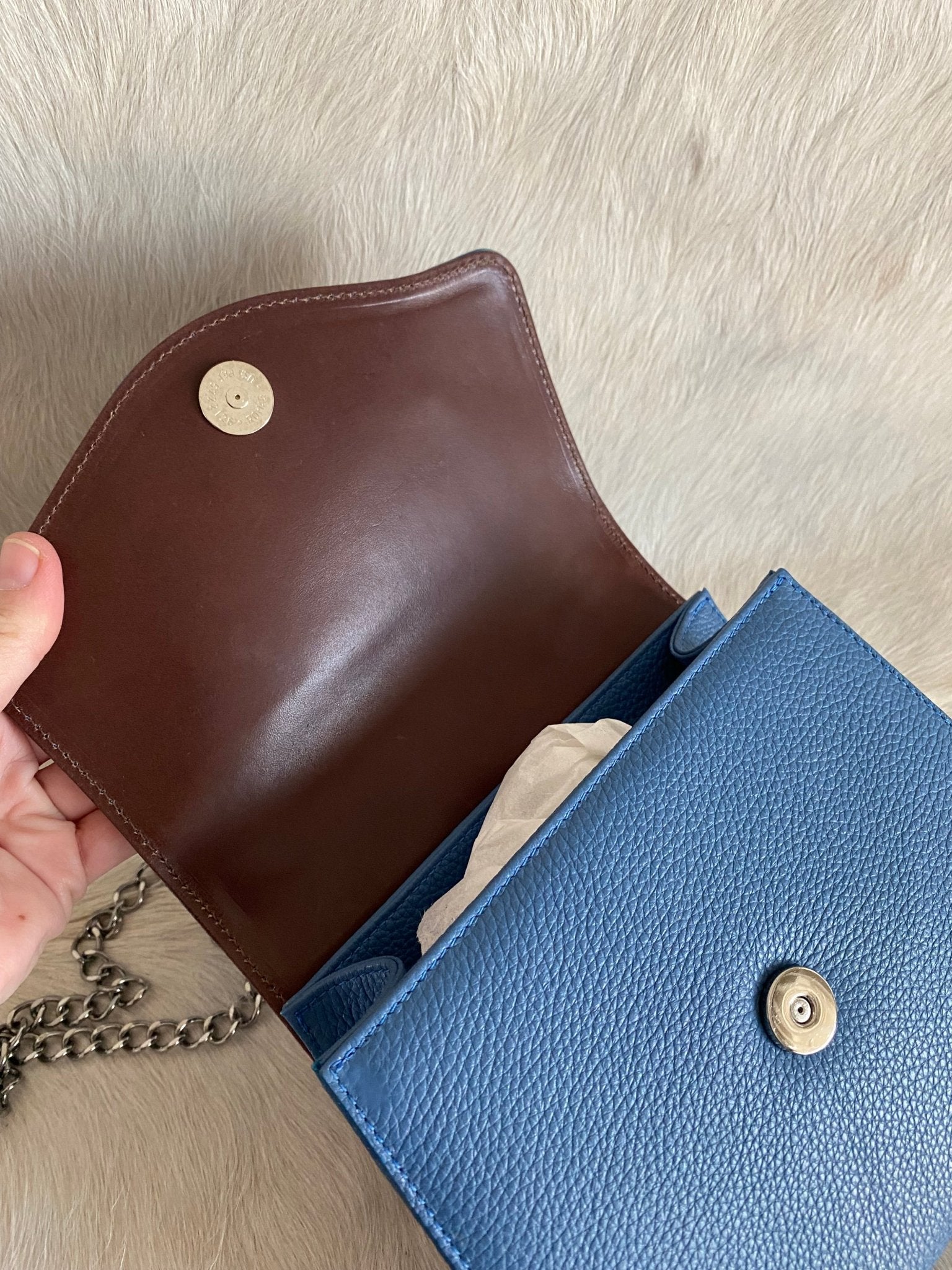 Sky Blue Lady Bag - LovLeathers