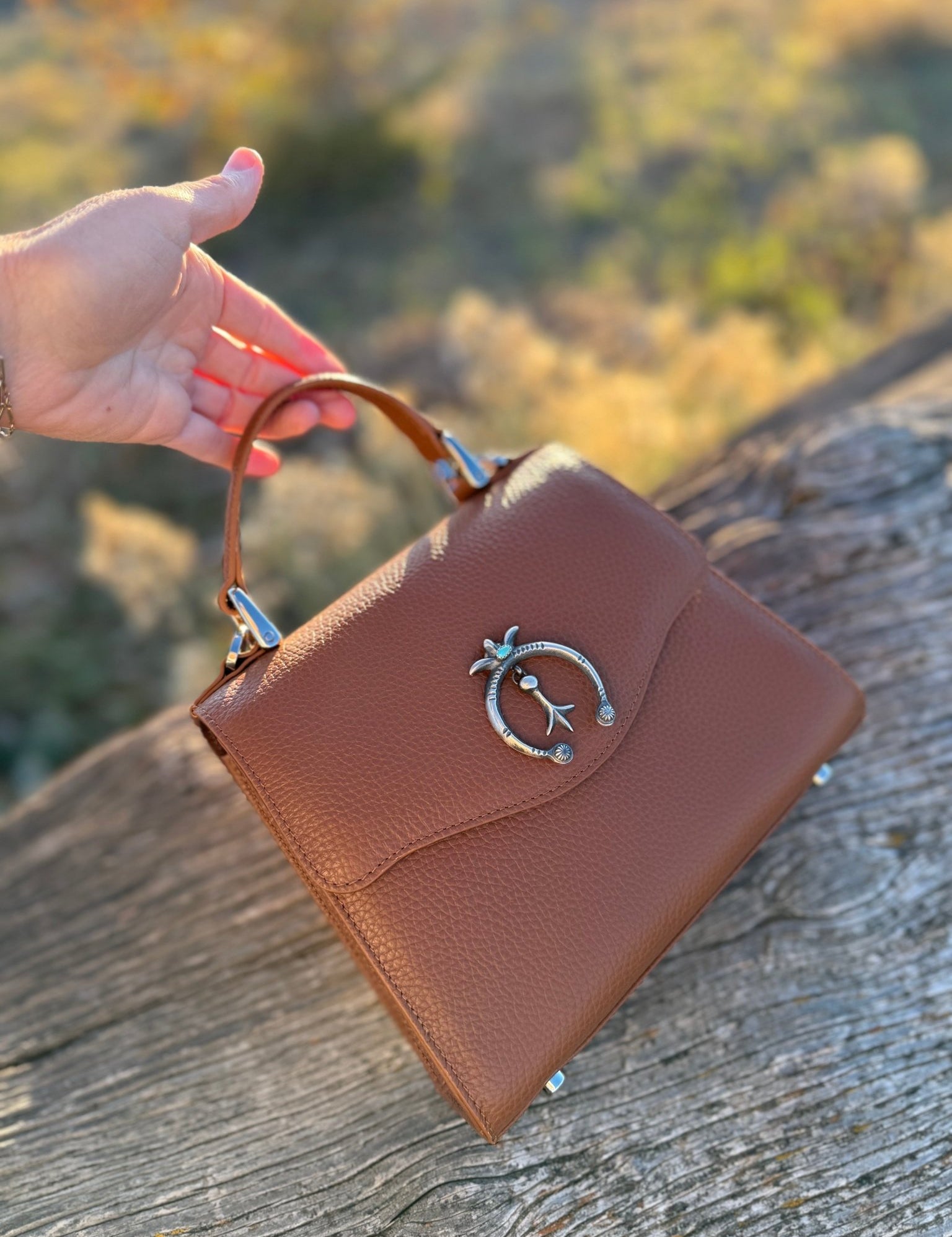 Lil Lady Bag Saddle Tan - Naja - LovLeathers