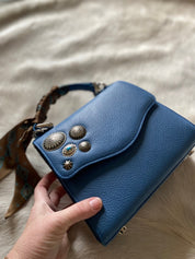 Styled Sky Blue Lady Bag - LovLeathers