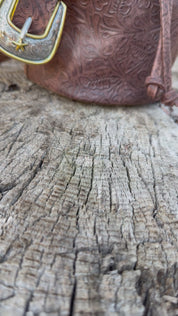 The Settler Bucket Bag - Brown Western Tool