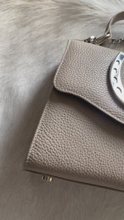 Lil Lady Luck Horseshoe Lady Bag Taupe