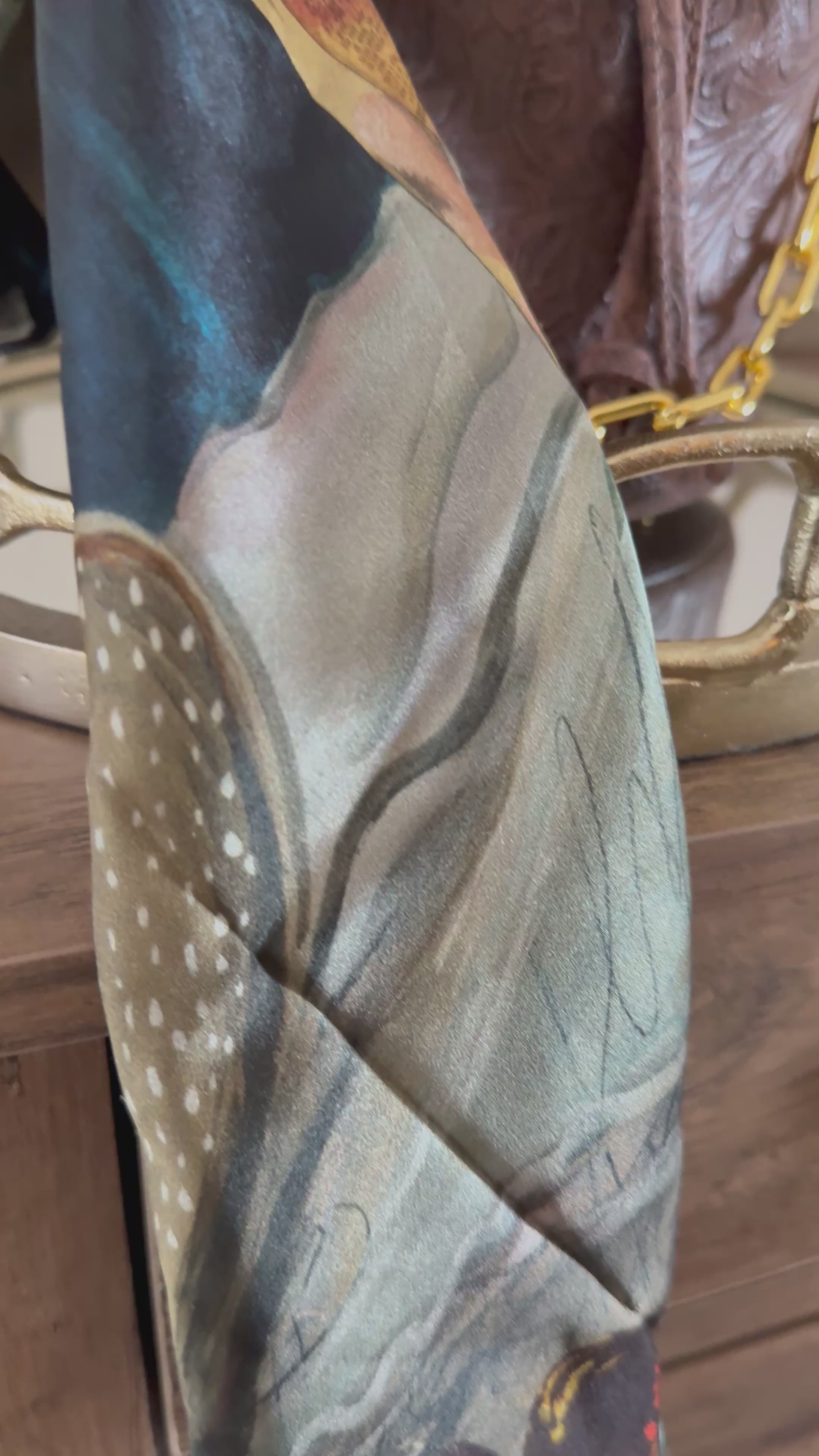 Styled Lil Bucket Bag - Brown Western Tool